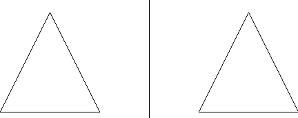 a pic like the one above with the reflected triangle in place