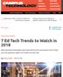 Siete tendencias tecnológicas en educación para 2018